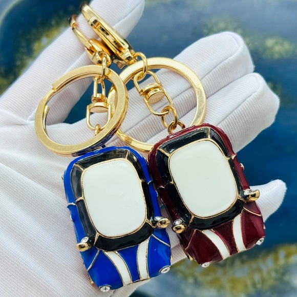 Blue Car Keychain Car Charm Car Bag Charm - Picture 6 of 8